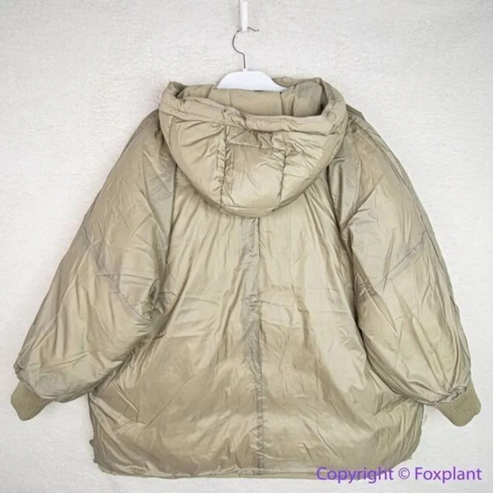 NEW Madewell Holland Quilted Puffer Parka in‎ faded military green, 1X - Picture 16 of 16